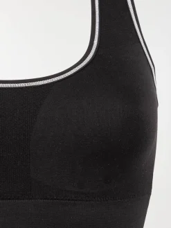 Brassière sport noire femme