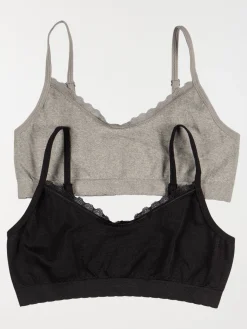 Brassières unies fille