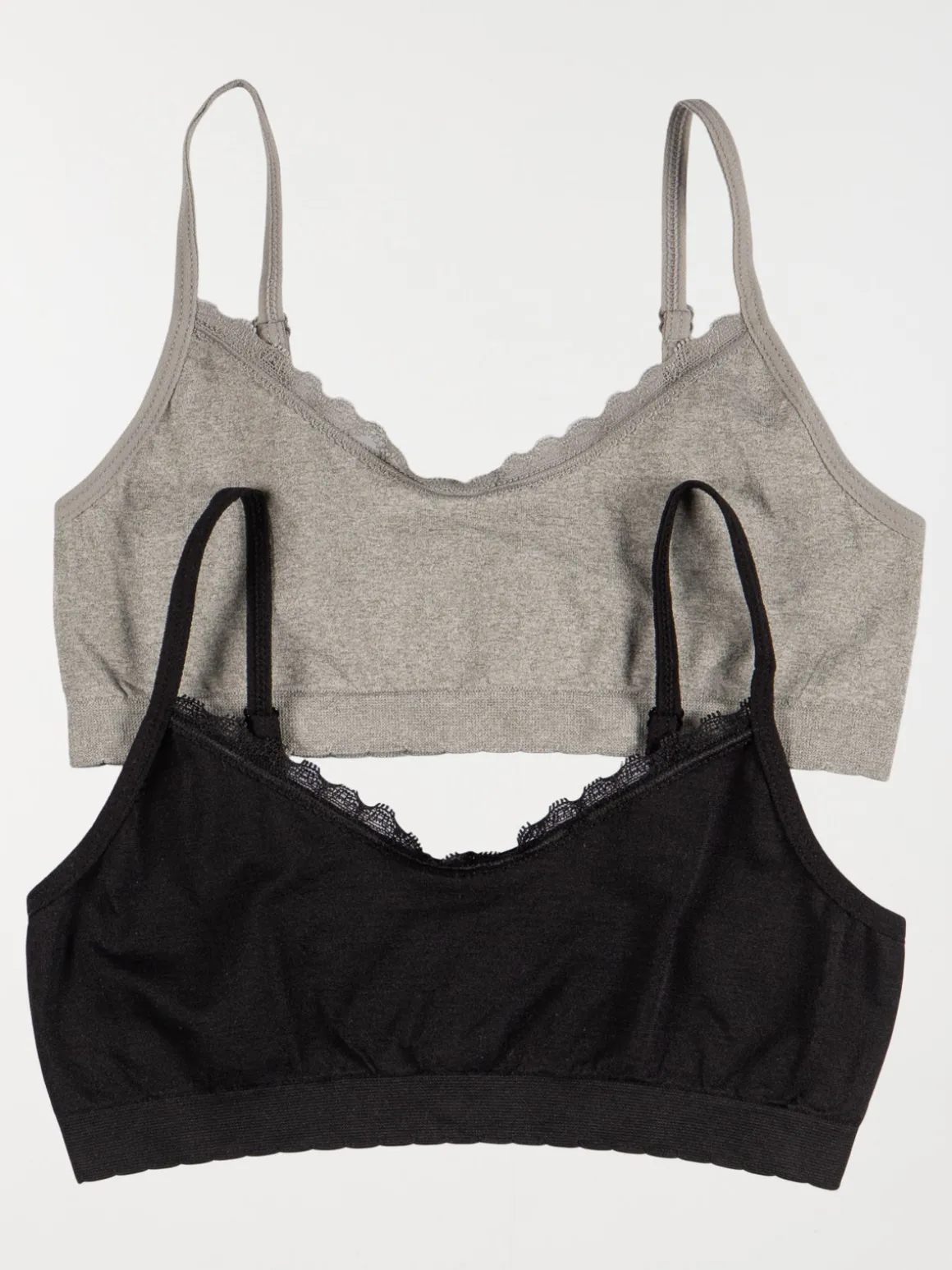 Brassières unies fille
