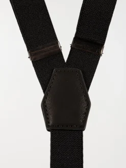 Bretelles noires homme