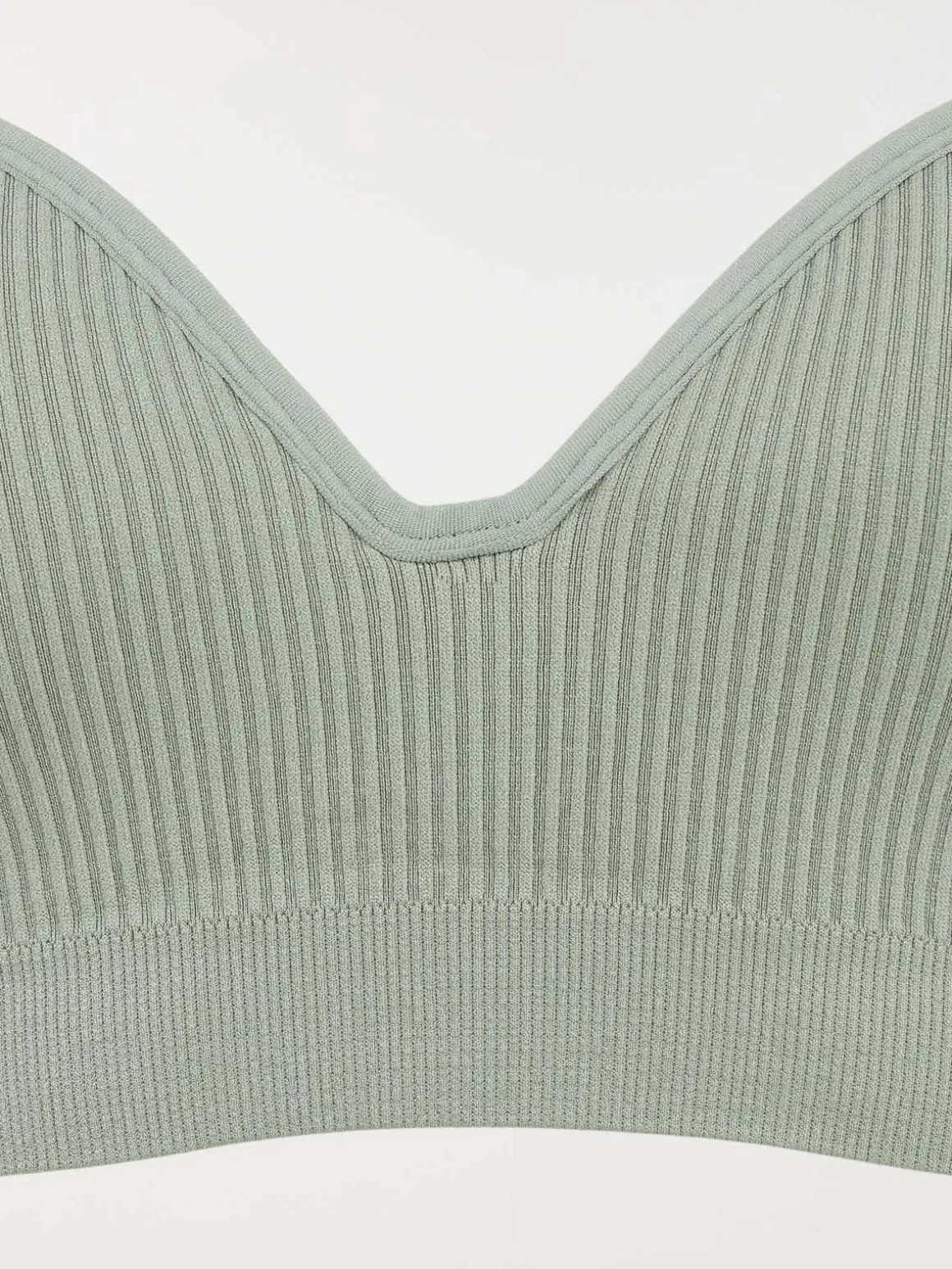 Bustier côtelé iceberg (S-XL)