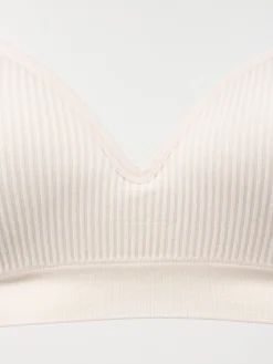 Bustier côtelé ivoire femme S au XL