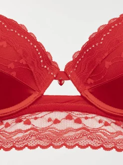 Bustier dentelle coeur femme (85B-95E)