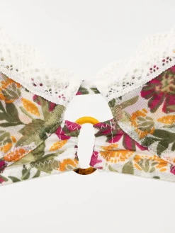 Bustier motif floral femme (85B-95E)