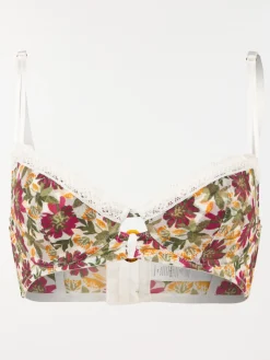 Bustier motif floral femme (85B-95E)