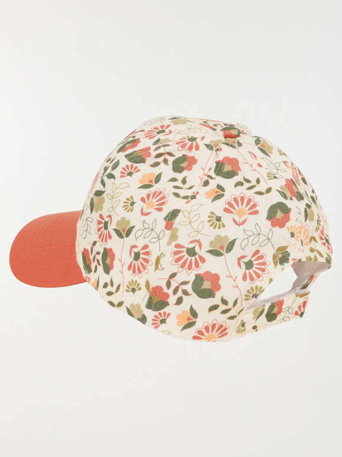 Casquette imprimée fleuri fille