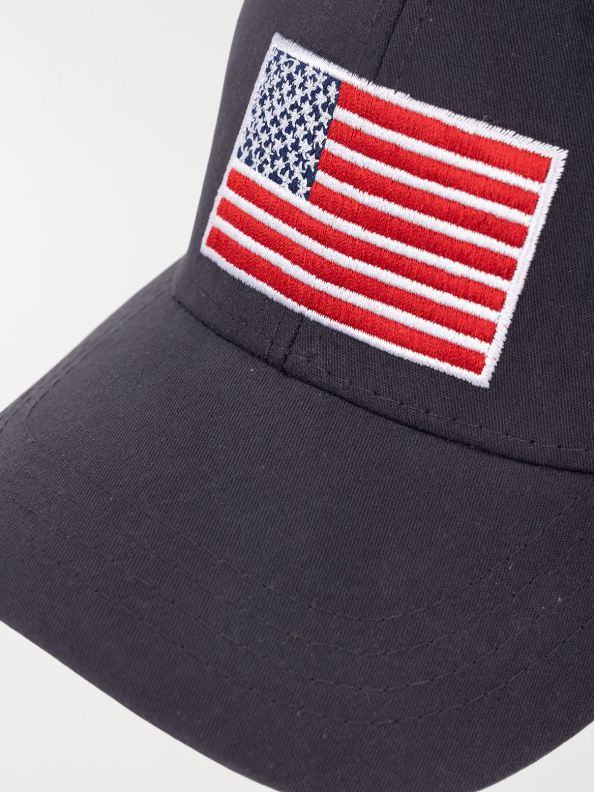 Casquette noir drapeau USA homme