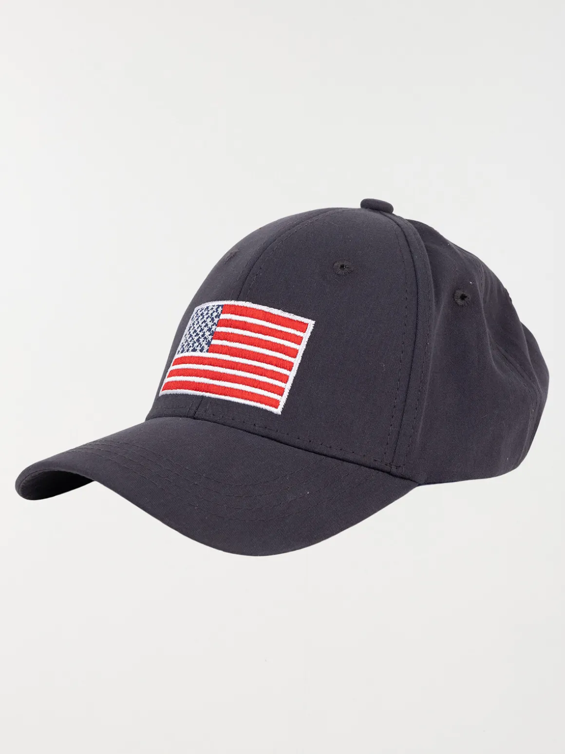 Casquette noir drapeau USA homme