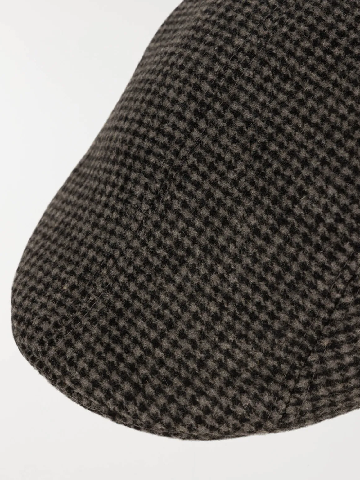 Casquette pied de poule homme