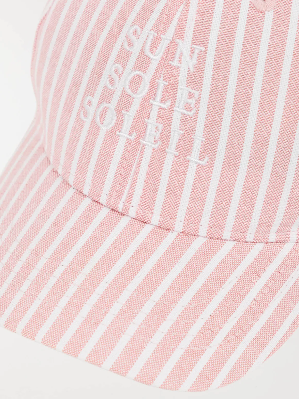 Casquette rayée fille