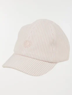 Casquette rayée soleil brodé fille