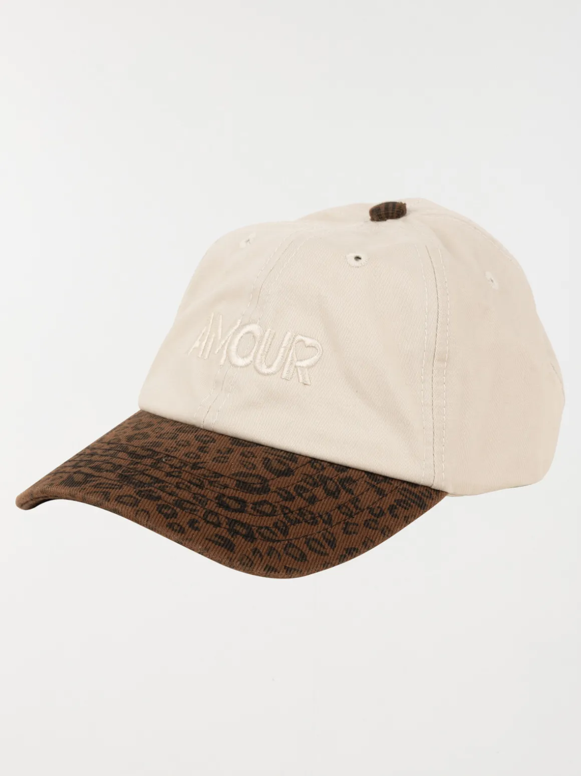 Casquette visière léopard femme