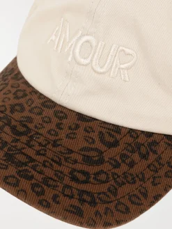 Casquette visière léopard femme