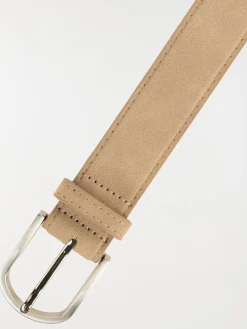 Ceinture beige homme