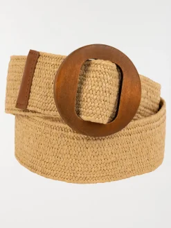 Ceinture femme coloris camel