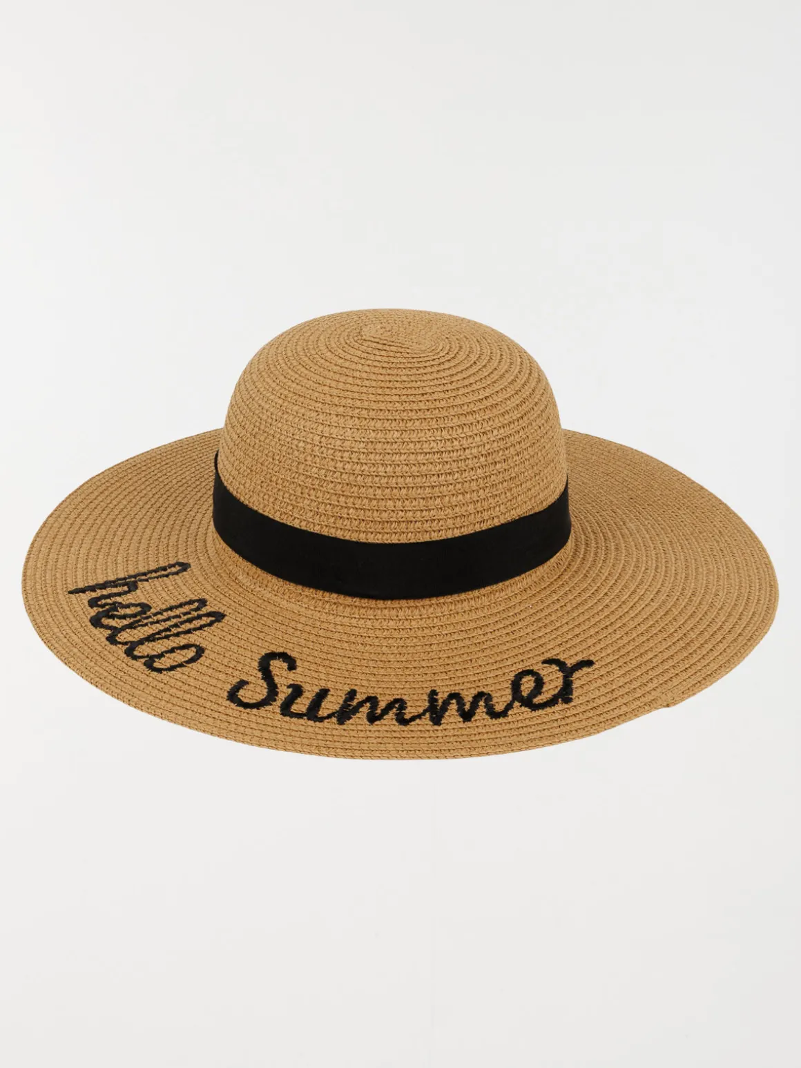 Chapeau brodé Hello Summer femme