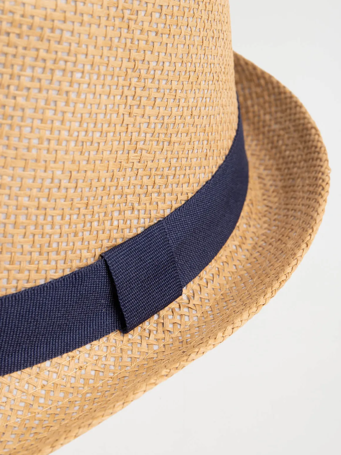 Chapeau ruban marine homme