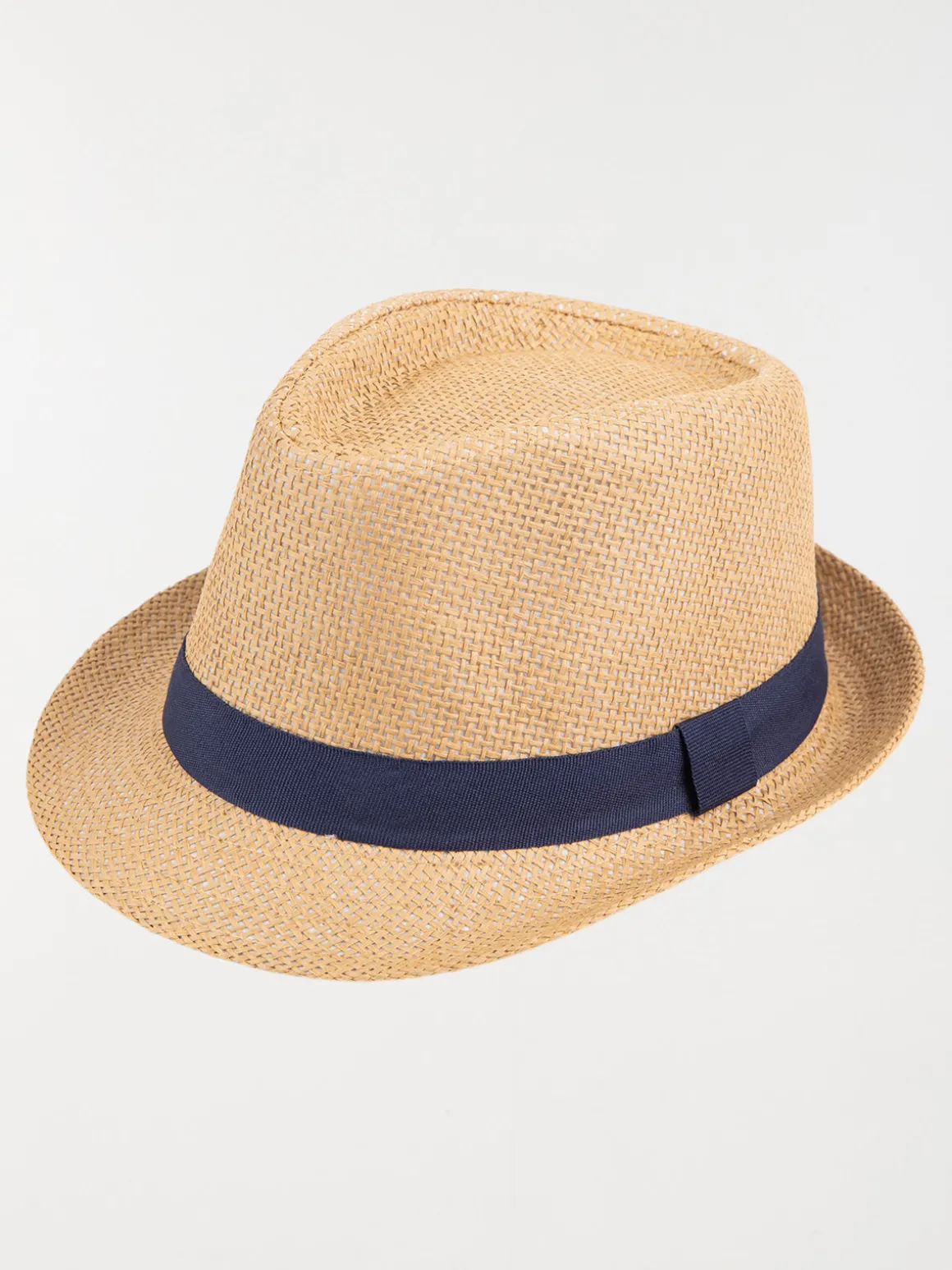 Chapeau ruban marine homme