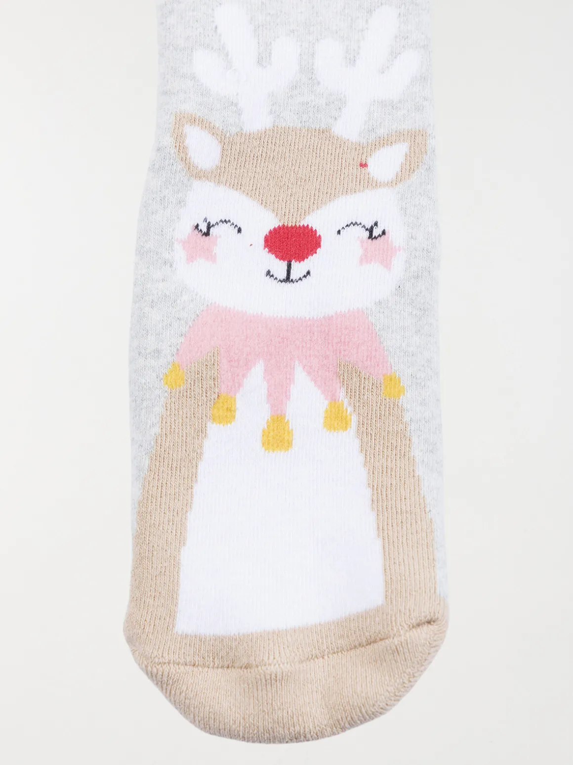 Chaussette de Noël renne jingle bells