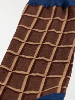 Chaussette tablette de chocolat homme