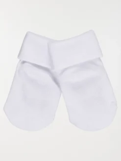 Chaussettes blanches message bébé
