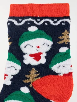 Chaussettes bonhomme de neige enfant