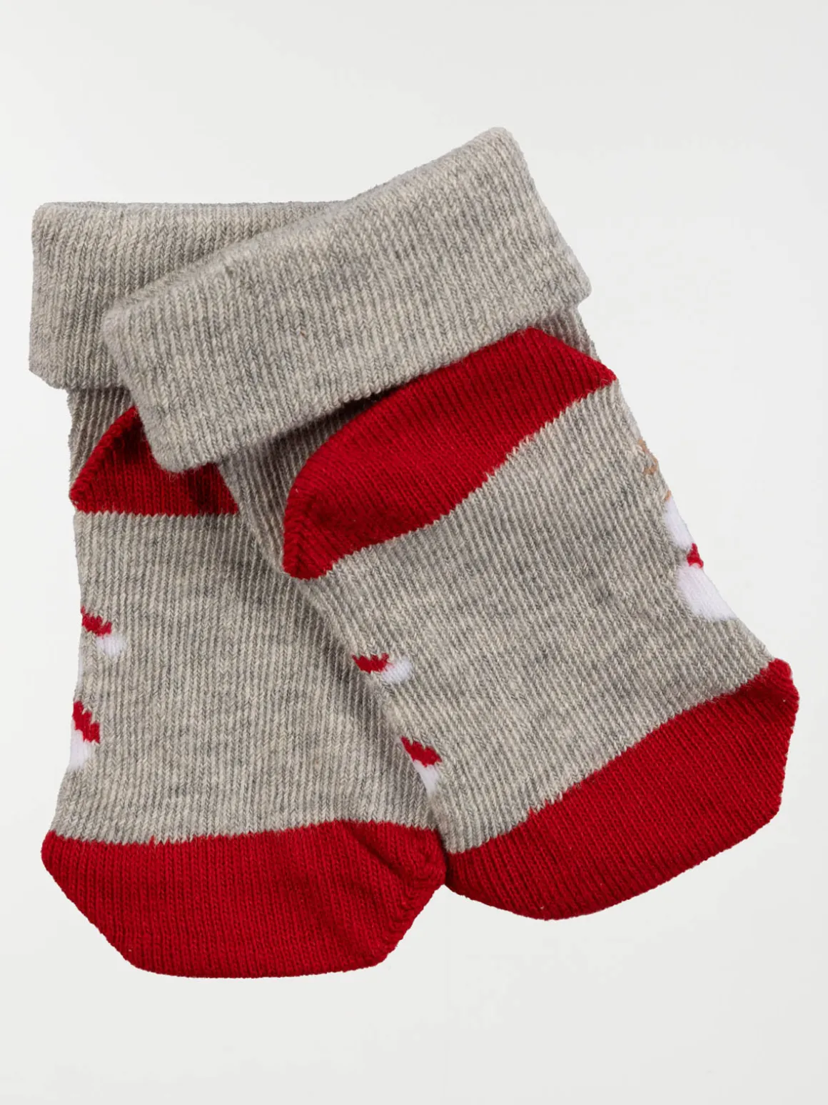 Chaussettes bonhommes de neige bébé