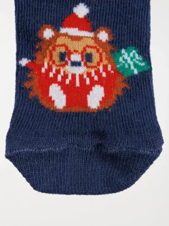 Chaussettes de noël hérisson bébé