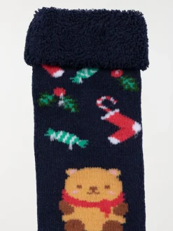 Chaussettes de Noël ourson bébé