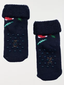 Chaussettes de Noël ourson bébé