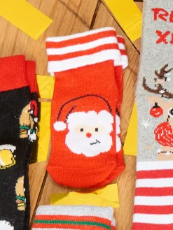 Chaussettes de Noël pieds formés bébé