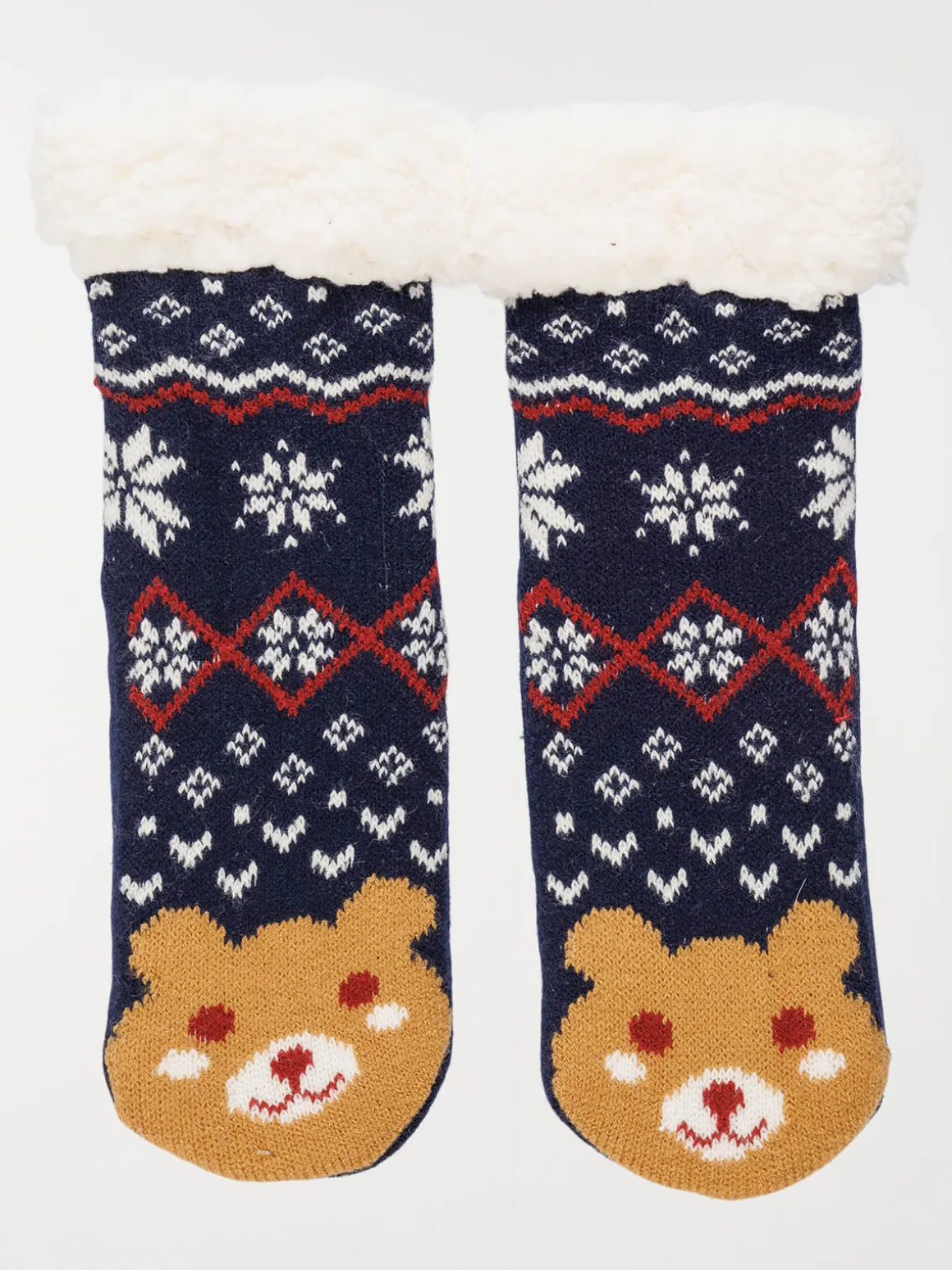 Chaussettes douces ourson garçon