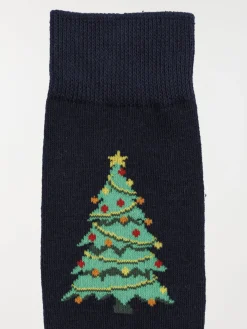 Chaussettes imprimées de noël homme