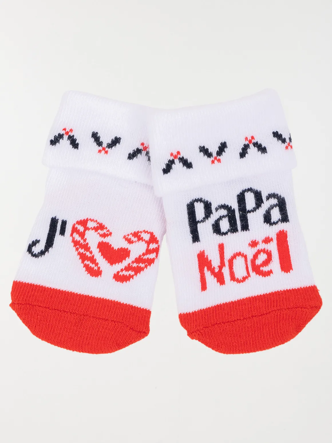Chaussettes papa noël bébé