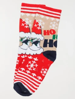 Chaussettes père-noël enfant