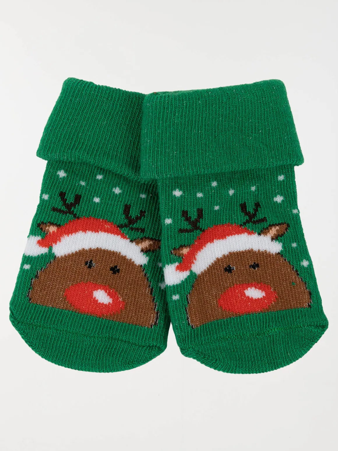 Chaussettes renne de Noël bébé