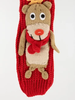 Chaussettes renne de noël enfant