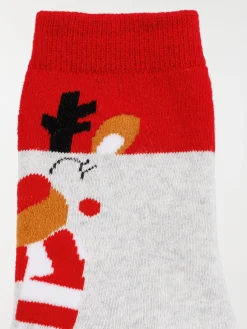 Chaussettes rennes de noël enfant