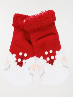 Chaussettes rouges père-noël bébé