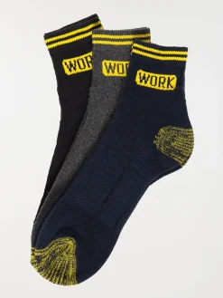 Chaussettes travail homme lot de 3