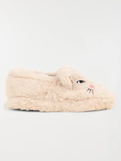 Chausson animal beige fille (24-30)