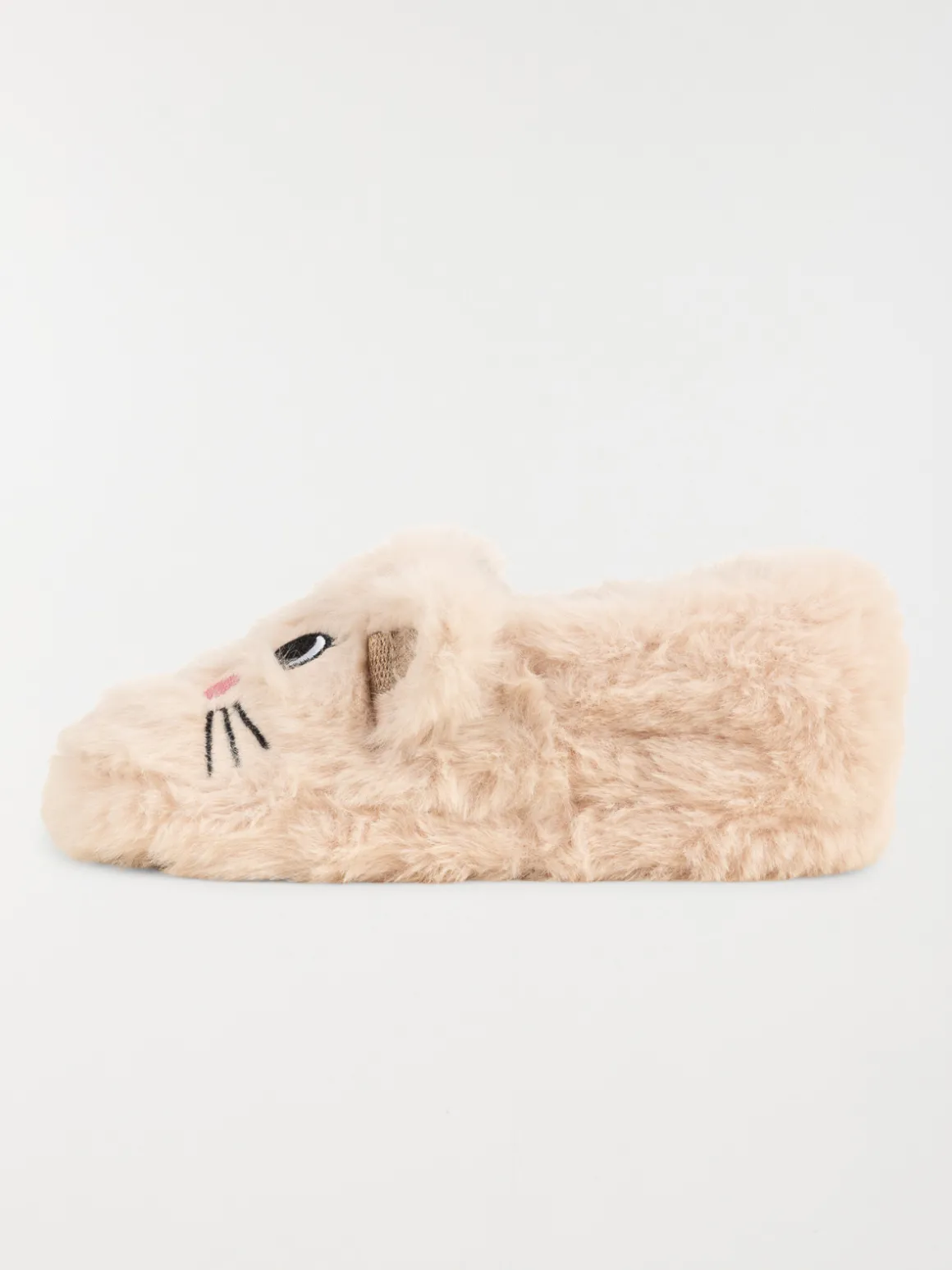 Chausson animal beige fille (24-30)