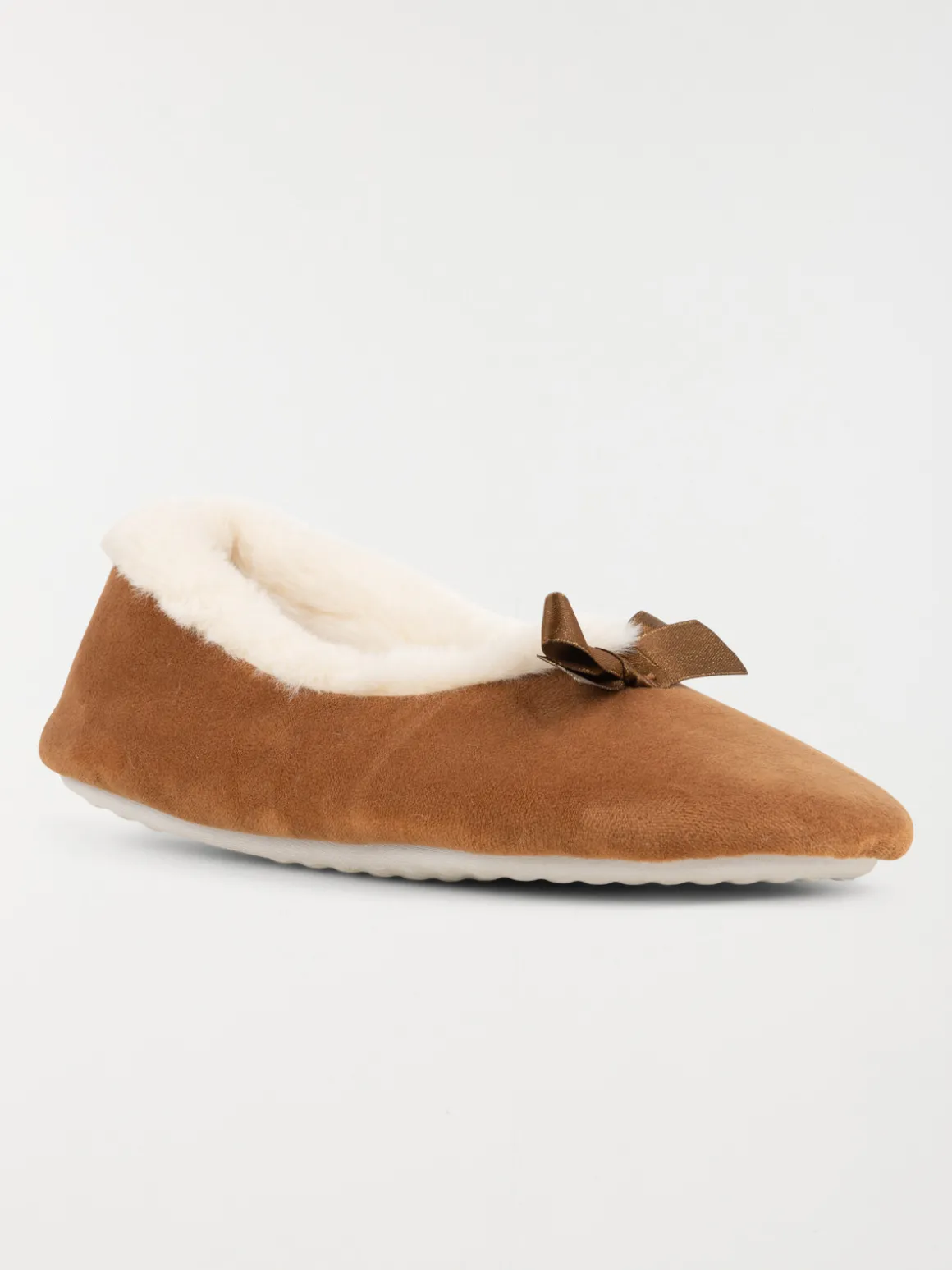 Chausson ballerine fourré femme (37-42)