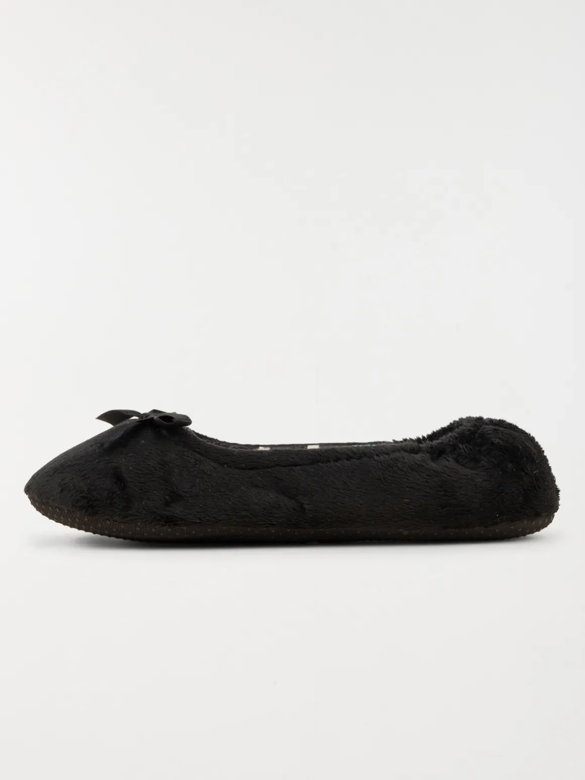 Chausson ballerine noir femme (36-41)