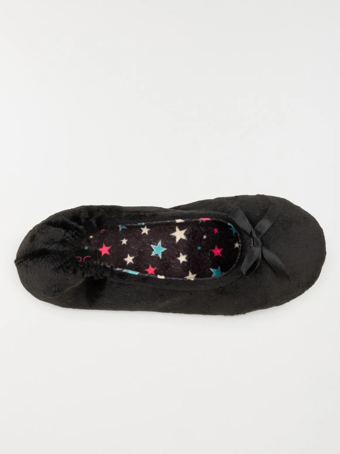 Chausson ballerine noir femme (36-41)