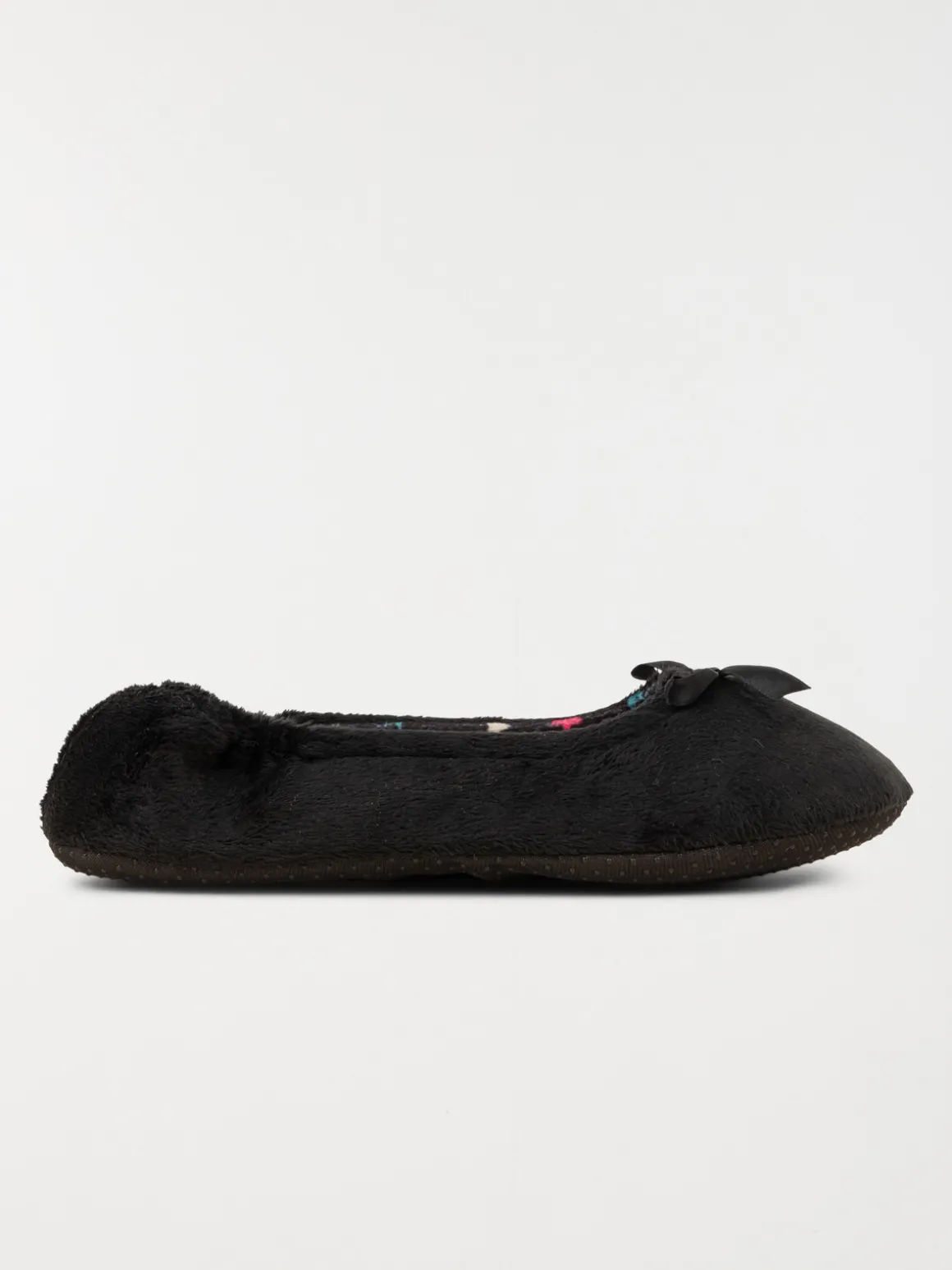 Chausson ballerine noir femme (36-41)