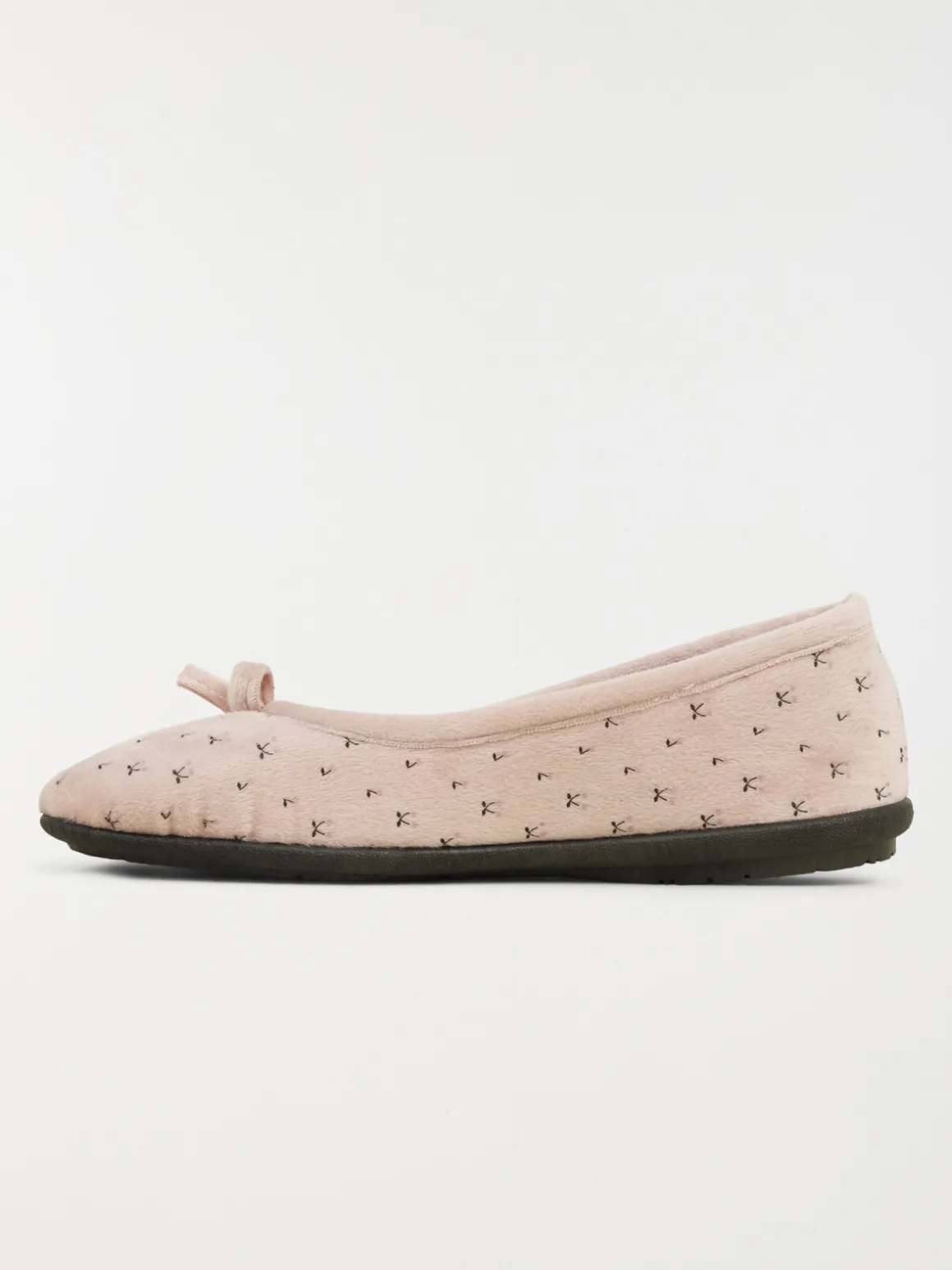 Chausson ballerine rose femme (36-41)