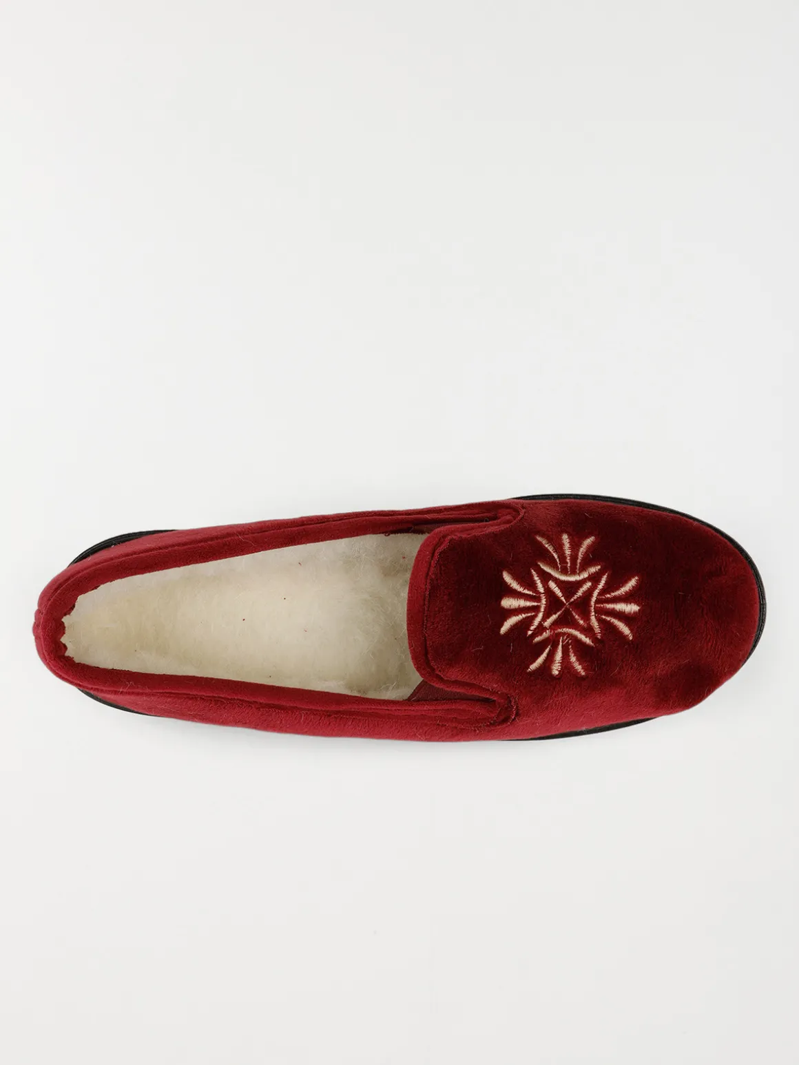 Chausson bordeaux femme (36-41)