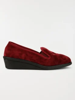 Chausson bordeaux femme (36-41)