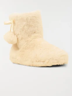 Chausson botte beige femme (36-41)